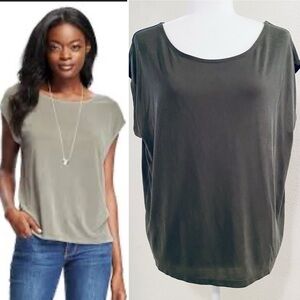 Old Navy Sueded Cap-Sleeve Cocoon Top